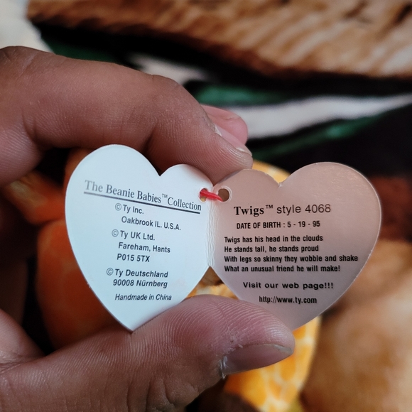Beanie Baby TY Twigs The Giraffe RARE MINT CONDITI - Picture 2 of 4
